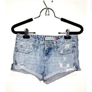 aeropostale jean short cutoff light wash